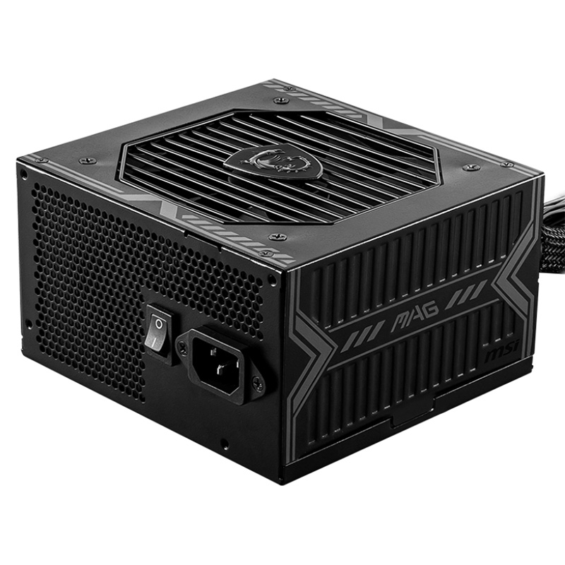 MSI MAG 750W 80+ Bronze PCIE 5.0 Non-Modular ATX Power Supply (MAG A750BN PCIE5)