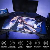 Mouse-Pads-Redragon-P046L-Anime-Gaming-Mouse-Pad-Smooth-Lycra-Surface-Anti-Slip-Rubber-Base-Spill-Resistant-Durable-5mm-Thick-Design-35-x-16-inches-3