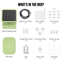 Smart-Home-Raddy-WS-2-Wi-Fi-Automatic-Watering-System-Solar-Drip-Irrigation-System-APP-Control-with-Flexible-Mini-Hub-Water-Shortage-Alert-2600mAh-2