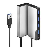 Alogic USB-A Fusion Swift 4-in-1 Hub - Space Grey (UAFUUA-SGR)