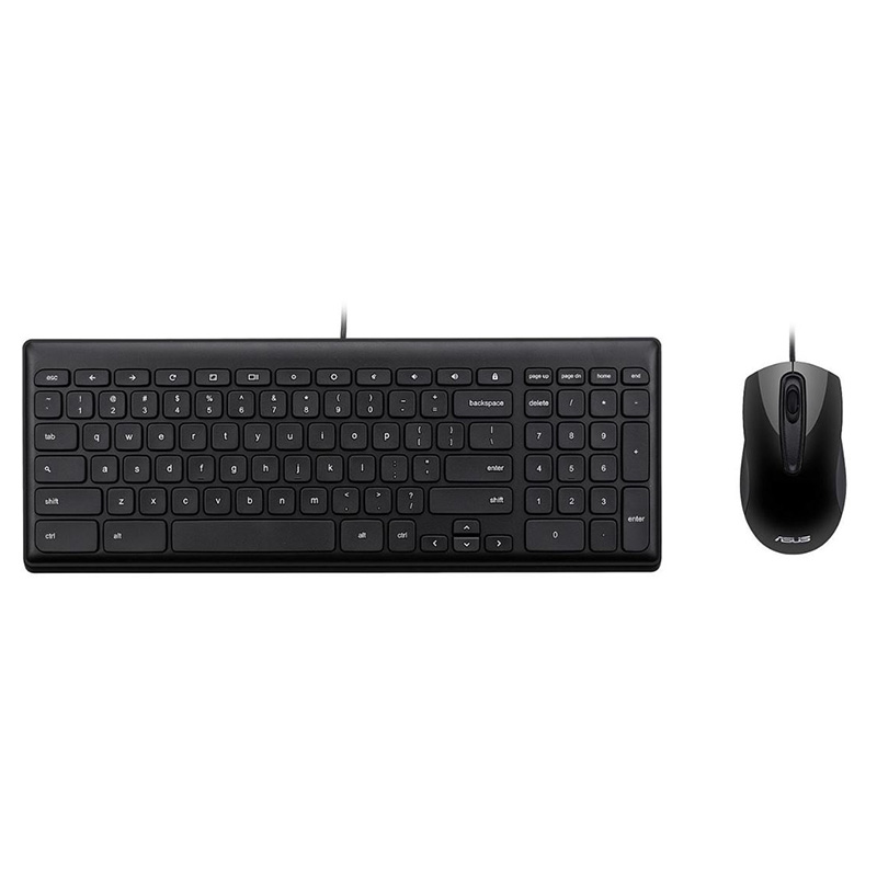 Asus Chrome Layout Wired Keyboard and Mouse Combo (CHROME-WIRED-KBMS)