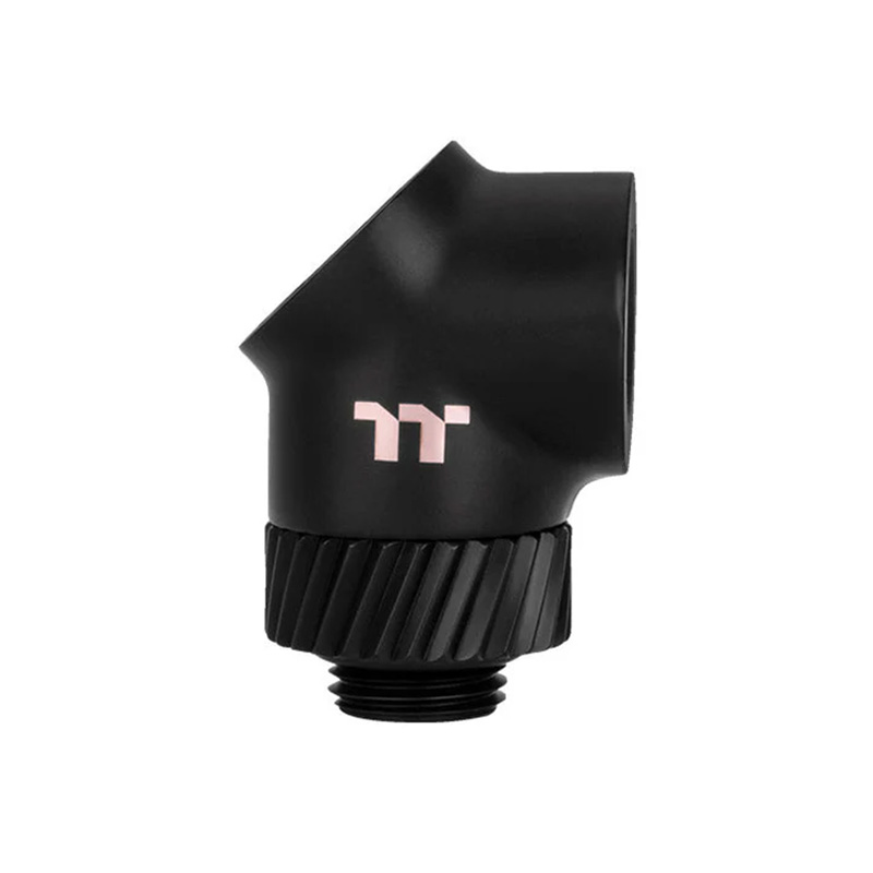 Thermaltake Pacific SF 45 & 90 Degree Adapter - Matte Black (CL-W398-CU00MK-A)