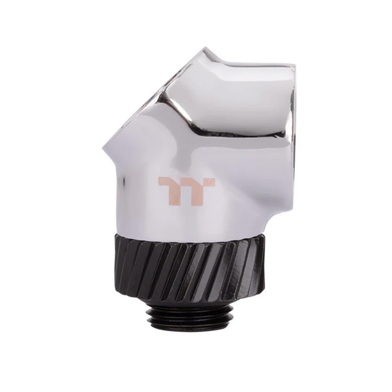 Thermaltake Pacific SF 45 & 90 Degree Adapter Silver Black (CL-W398-CU00SL-A)