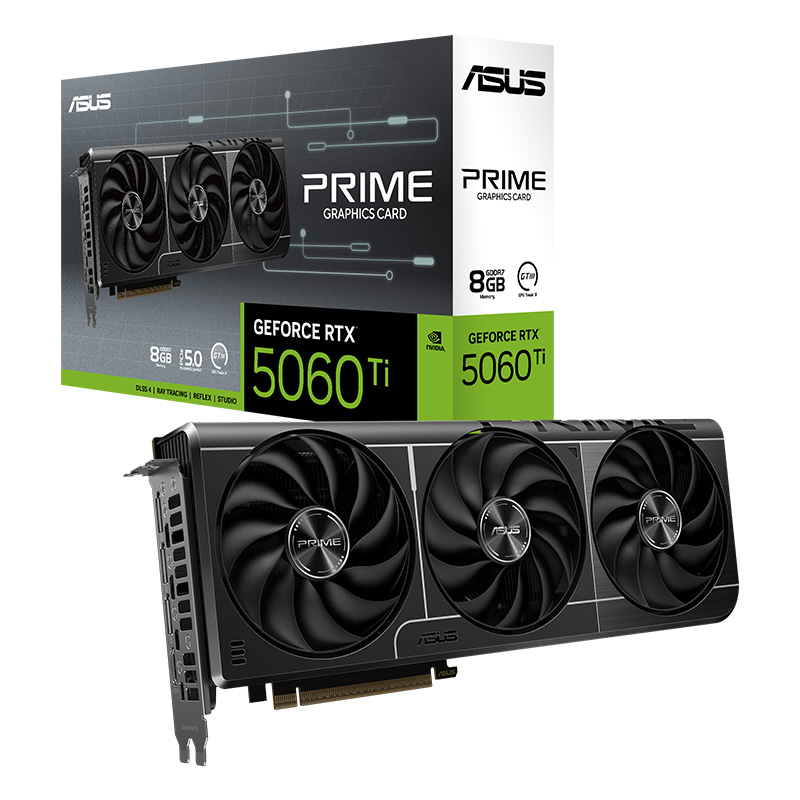 Asus Prime GeForce RTX 5060 Ti 8G Graphics Card (PRIME-RTX5060TI-8G)
