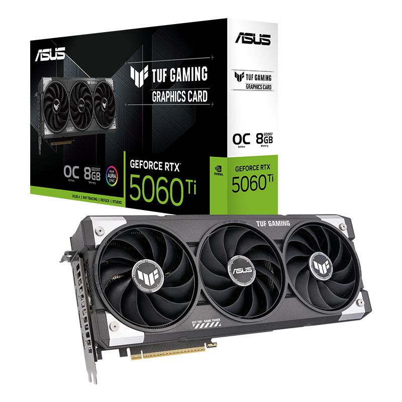 Asus TUF GeForce RTX 5060 Ti O8G Gaming Graphics Card (TUF-RTX5060TI-O8G-GAMING)