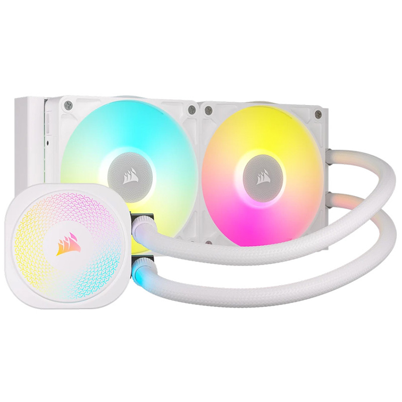 Corsair iCUE Link Titan RX RGB AIO White 240mm Liquid CPU Cooler (CW-9061020-WW)