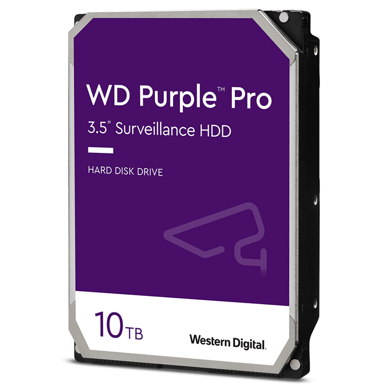 Western Digital Purple 10TB Pro 3.5in SATA 7200RPM Smart Video Hard Drive (WD102PURP)