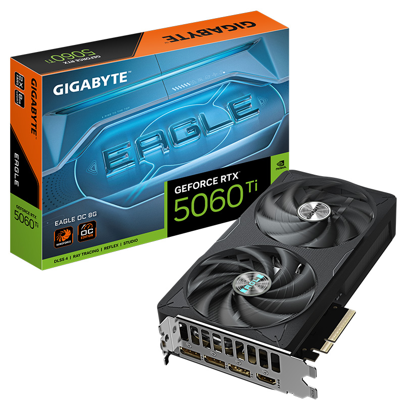 Gigabyte GeForce RTX 5060 Ti Eagle OC 8G Graphics Card (GV-N506TEAGLE OC-8GD)