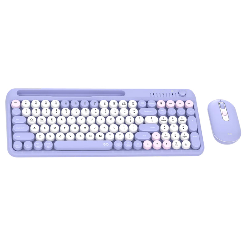 Fantech GO MOCHI101 95% Wireless Keyboard and Mouse Combo Computer Keyboard Set - Purple (KBFTWK899PUR)