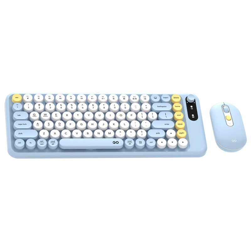 Fantech GO MOCHI85 75% Wireless Keyboard and Mouse Combo - Blue (KBFTWK898BL)
