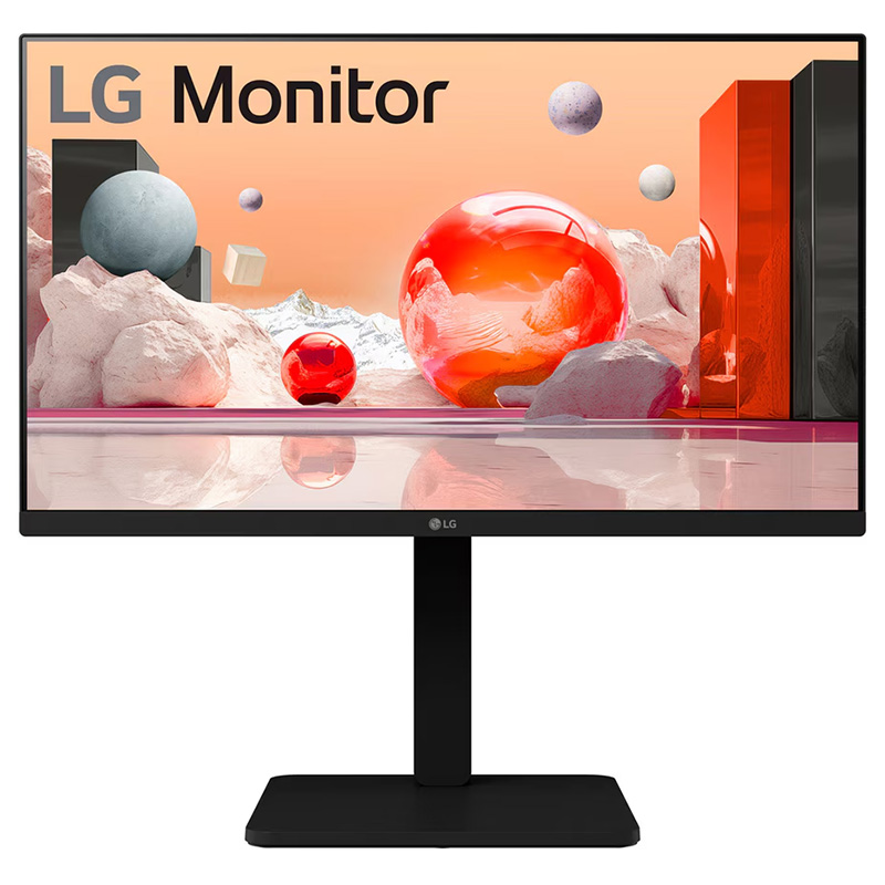 LG 24in FHD IPS 100Hz Monitor with Built-in Speakers (24BA450-B)