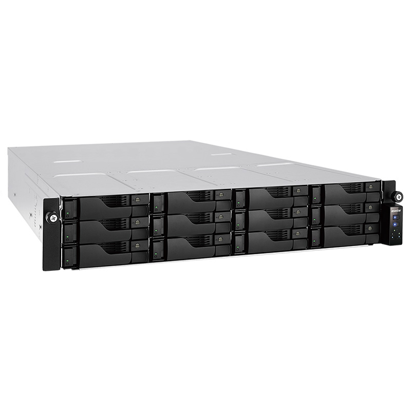 Asustor Lockerstor 12R Pro Intel Xeon Quad Core E-2224 3.4GHz 8GB RAM NAS (AS7112RDX)