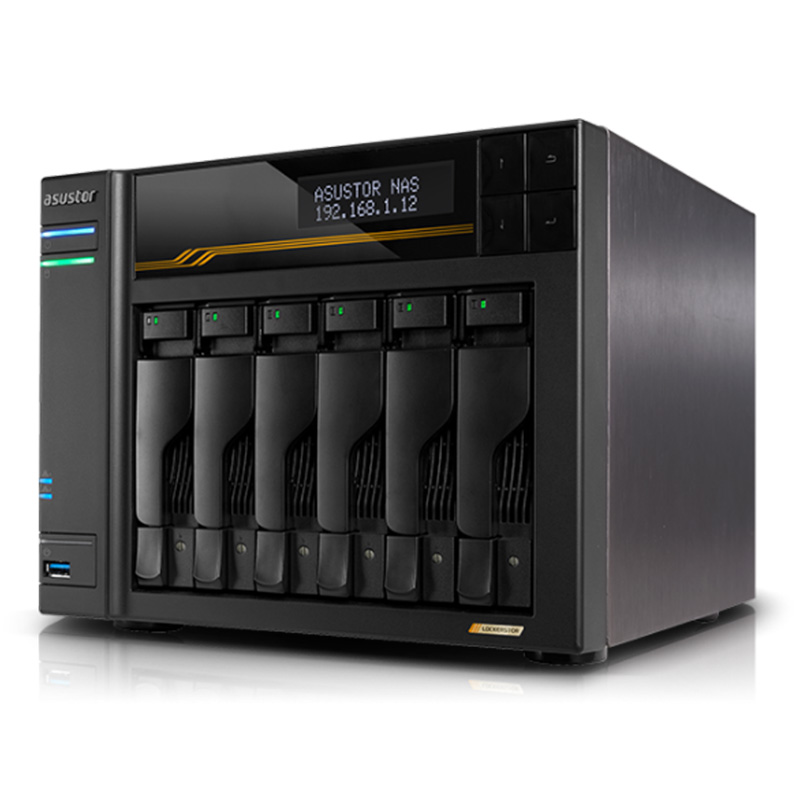 Asustor Lockerstor 6 6-Bay NAS (AS6806T)