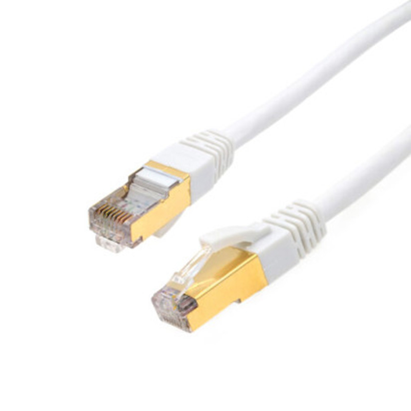 Idealink CAT 7 RJ45 Round 7*0 Ethernet Cable 0.35m - White (CB-CAT7-0.35M-WHITE)