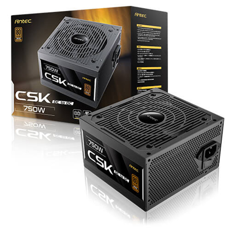 Antec CSK DC 750W 80+ Bronze ATX Power Supply (CSK750DC)
