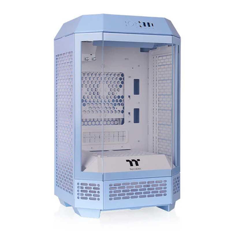 Thermaltake The Tower 250 TG Mini Tower mini-ITX Case - Hydrangea Blue (CA-1Z9-00SFWN-00)