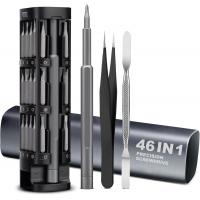 46 in 1 Precision Screwdriver Set, Professional Mini Magnetic Repair Tool Kit for Eyeglasses,Watch,Phone,Laptop,Mac,Jewelry,Ring Doorbell DIY