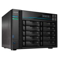 Asustor Lockerstor 10 Intel Atom C3538 Quad Core Denverton 2.1GHz 8GB RAM Tower NAS (AS6510T)