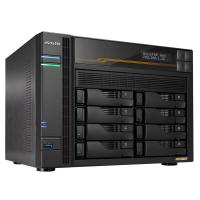 Asustor Lockerstor 8 Gen3 AMD Ryzen Embedded Quad Core V3C14 2.3GHz 16GB RAM Tower NAS (AS6808T)