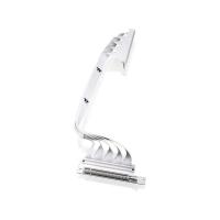 Thermaltake PCI-E 4.0 Dual 90 Degree White Riser Cable - 400mm (AC-077-CO6OTN-C1)