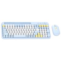 Fantech GO MOCHI101 95% Wireless Keyboard and Mouse Combo Computer Keyboard Set - Blue (KBFTWK899BL)