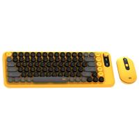 Fantech GO MOCHI85 75% Wireless Keyboard and Mouse Combo - Yellow (KBFTWK898YW)