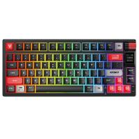 Fantech MK917 75% Hot-Swap Wireless Mechanical Keyboard with Display Screen Black - Red Switch (KBFTMK917BKRD)