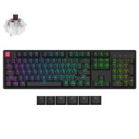 Keychron K10v2 Hot Swappable Wireless Mechanical Keyboard RGB Backlit Aluminium Frame - Keychron Super Brown Switch (KBKCK10XJ3)