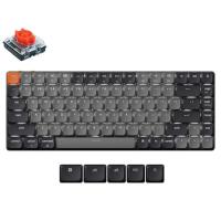 Keychron K3v3 Low-Profile QMK White Backlit Wireless Mechanical Keyboard - Red Switch (KBKCK3XA1)