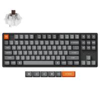 Keychron K8 Max QMK/VIA Hot-Swap RGB-Backlight Aluminium Frame Wireless Mechanical Keyboard - Super Brown Switch (KBKCK8MJ3)