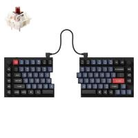 Keychron Q11 Split 75% QMK Custom Fully Assembled Knob Mechanical Keyboard Black - Gateron G Pro Brown (KBKCQ11M3BROWN)