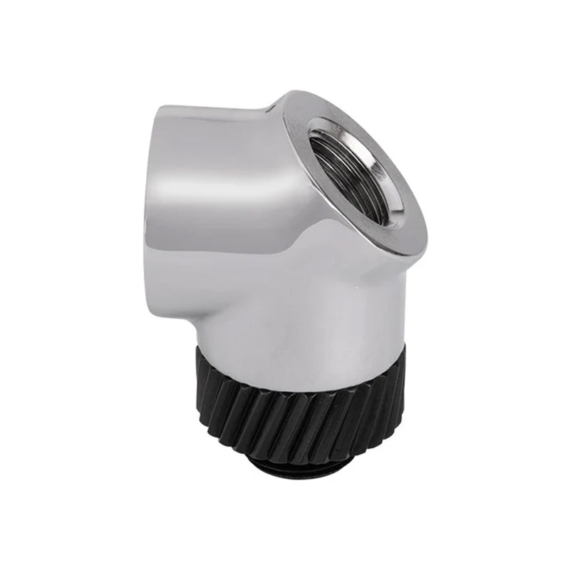 Thermaltake Pacific SF 45 Degree Adapter - Silver Black (CL-W397-CU00SL-A)