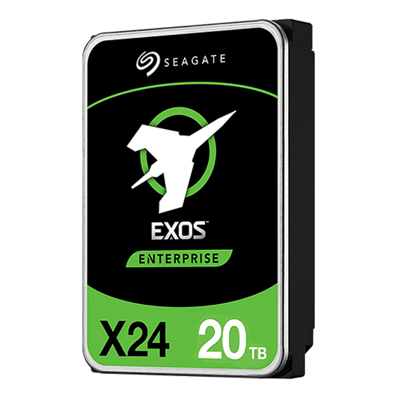Seagate 20TB Exos X24 3.5in SATA 7200RPM Enterprise Hard Drive (ST20000NM002H )