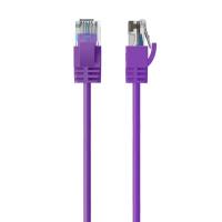 Cruxtec Ultra-Thin CAT6A UTP Ethernet Cable 2m - Purple (RF6A-020-PU)