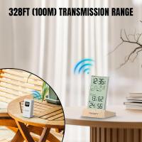 Smart-Home-Raddy-V5-Indoor-Outdoor-Thermometer-Hygrometer-Wireless-Weather-Station-Battery-Powered-Temperature-Humidity-Monitor-with-5-0-LCD-Display-Weathe-4