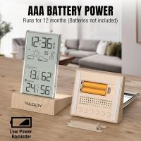 Smart-Home-Raddy-V5-Indoor-Outdoor-Thermometer-Hygrometer-Wireless-Weather-Station-Battery-Powered-Temperature-Humidity-Monitor-with-5-0-LCD-Display-Weathe-7