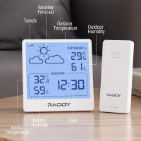 Smart-Home-Raddy-WF-50-Indoor-Outdoor-Thermometer-Hygrometer-Wireless-Weather-Station-Battery-Powered-Temperature-Humidity-Monitor-with-5-0-Display-Weather-9