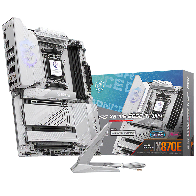 MSI MPG X870E Edge Ti WiFi AM5 ATX Motherboard (MPG X870E EDGE TI WIFI)