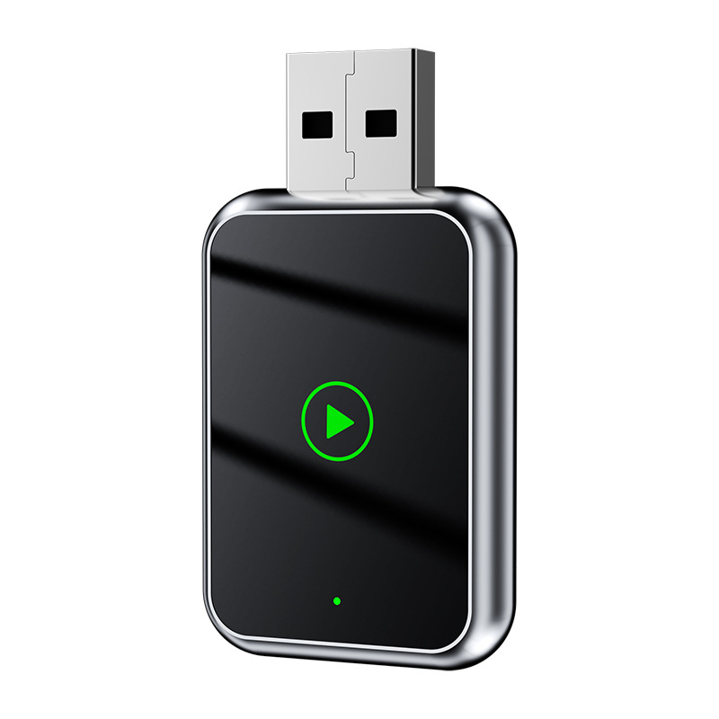  Wireless Carplay Adapter & Android Auto Wireless Adapter, 2 in 1 CarPlay Box for OEM Wired Carplay Android Auto Car, Plug & Play, Mini USB Dongle for