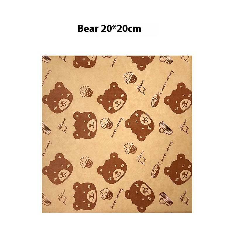20x20cm food - grade silicone baking paper, baking oil - absorbing paper, heat - resistant