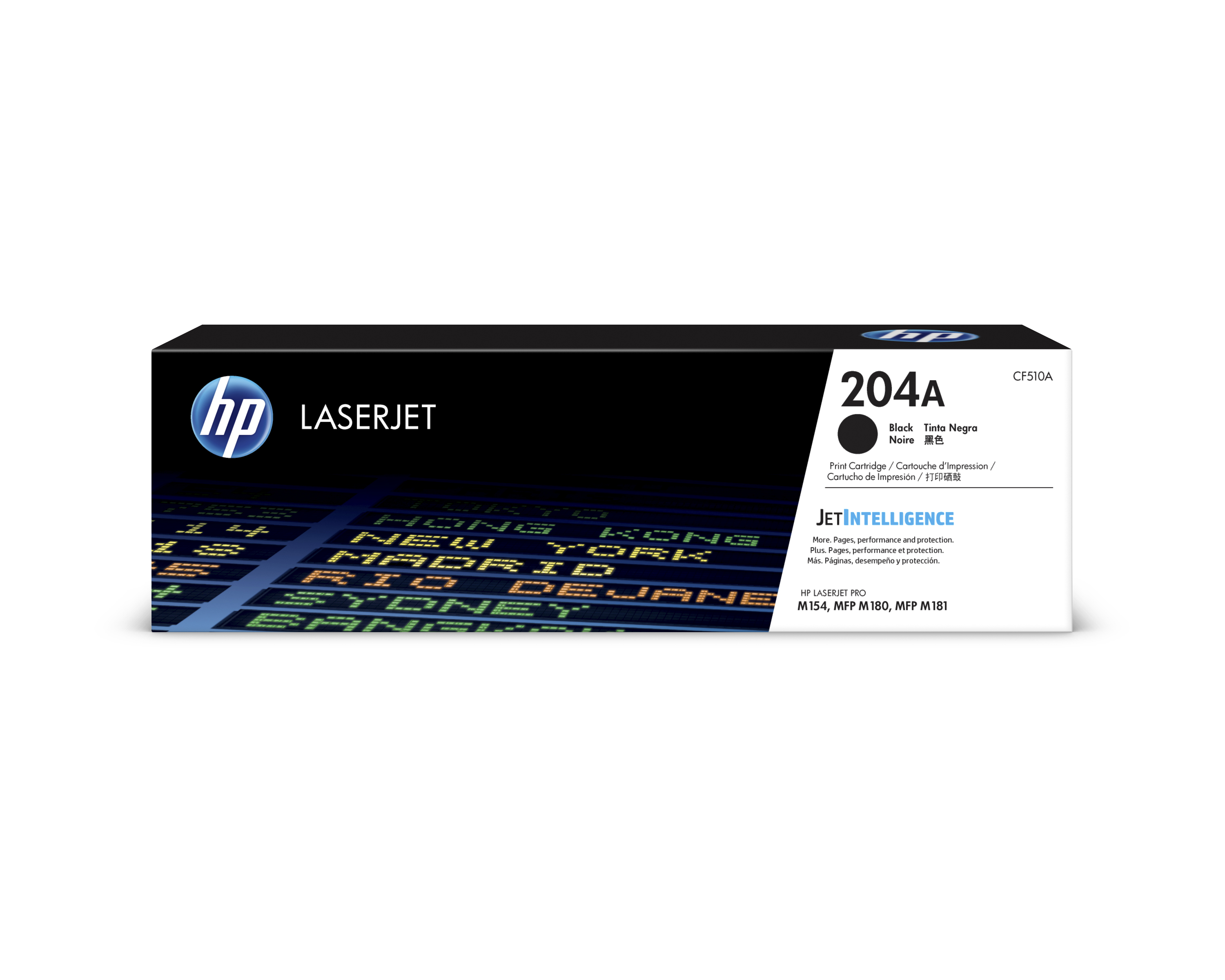 HP 204A Black Original LaserJet Toner Cartridge (CF510A)