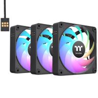 Thermaltake CT140 EX ARGB Standard Blades 140mm PWM Black Fan - 3 Pack (CL-F182-PL14SW-A)
