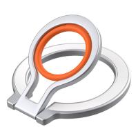 iCreate Multifunctional Magnetic Holder Ring Buckle Compatible for MagSafe and Android Smart Phone - Silver
