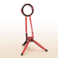 iCreate Magnetic Portable Triangle Stand With Spring Buckle Suit for MagSafe Mobile Phone Live Broadcast - Red