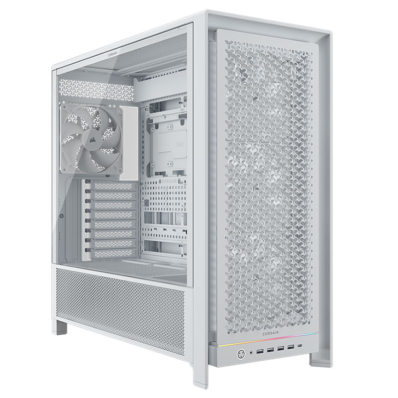 Corsair Frame 5000D RS High-AirFlow Mid-Tower ATX Case - White (CC-9011308-WW)