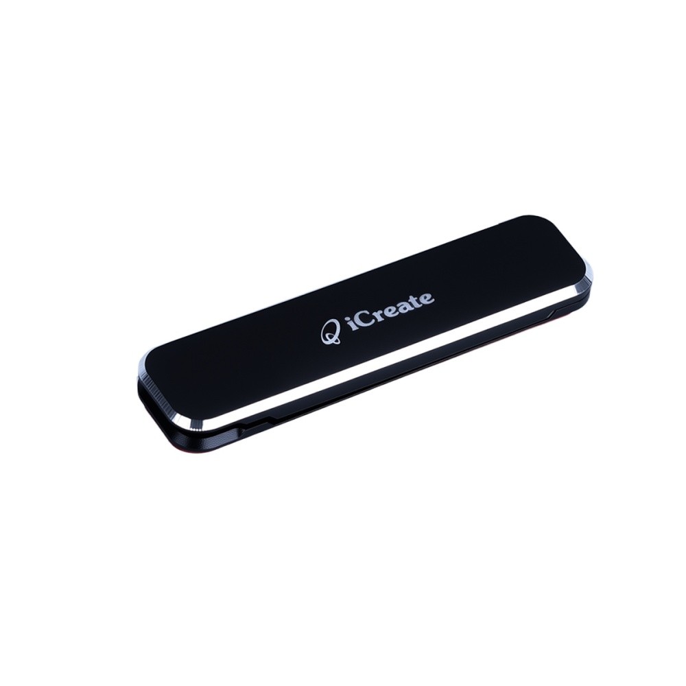 iCreate Ultra-Thin Holder Stand Mini Portable Kickstand for Smart Phone - Black