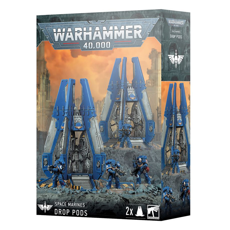 Games Workshop 48-101 Space Marines: Drop Pods 2025