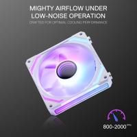 Fans-and-Accessories-Redragon-GCF012-Reverse-120mm-PC-Case-Fan-Daisy-Chain-Connection-5V-3Pin-ARGB-Lighting-4-Pin-PWM-for-Radiator-Computer-Case-Cooling-White-4