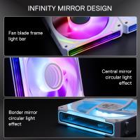 Fans-and-Accessories-Redragon-GCF012-Reverse-120mm-PC-Case-Fan-Daisy-Chain-Connection-5V-3Pin-ARGB-Lighting-4-Pin-PWM-for-Radiator-Computer-Case-Cooling-White-6