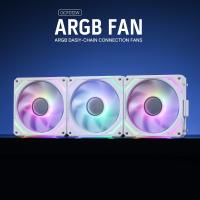 Fans-and-Accessories-Redragon-GCF012-Reverse-120mm-PC-Case-Fan-Daisy-Chain-Connection-5V-3Pin-ARGB-Lighting-4-Pin-PWM-for-Radiator-Computer-Case-Cooling-White-7